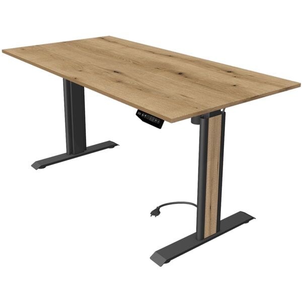 In hoogte verstelbaar zit/stabureau (elektrisch) »Move 1 Advance« 160 cm antraci
