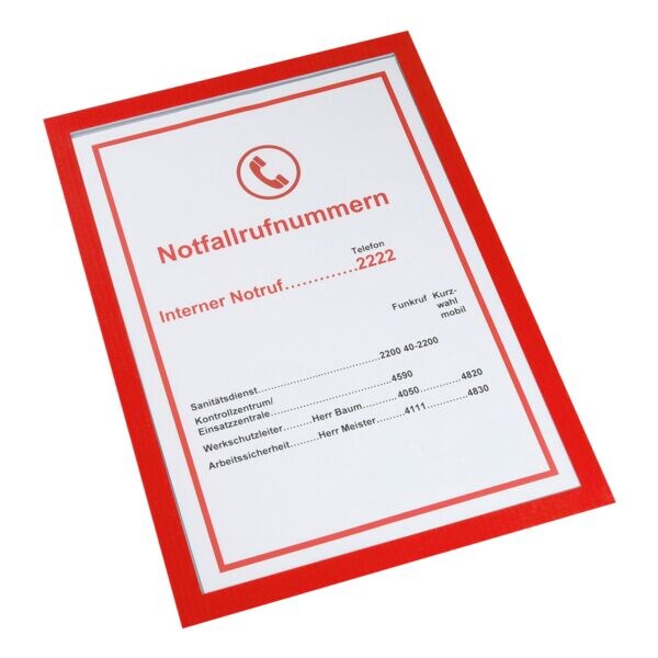 Set met 10 magnetische infolijsten »Premium« A4