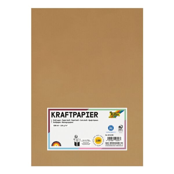 Kraftpapier 120 g/m² A4 (100 bladen)