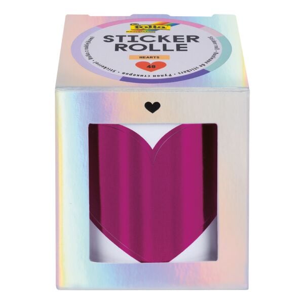 Stickerrol »HEARTS« 48 stuks / 3m