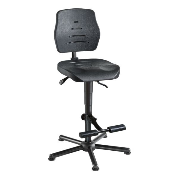 Werkdraaistoel »Workster Pro W15-25-H-PU-AH2 XXL« met opstap