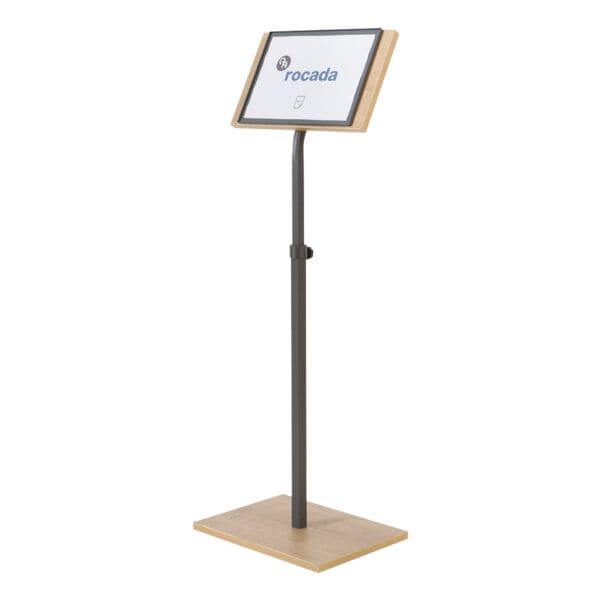 In hoogte verstelbaar informatiedisplay »Natural« A4