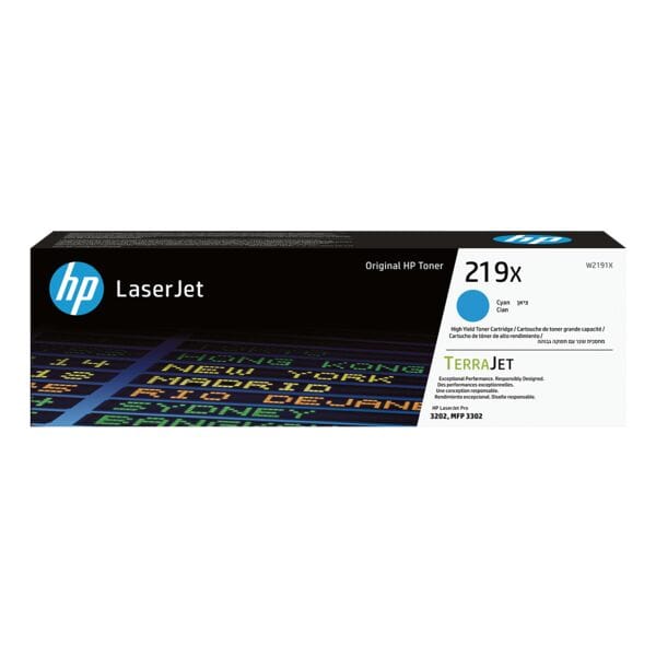 Originele tonercartridge »HP 219X« W2191X cyaan
