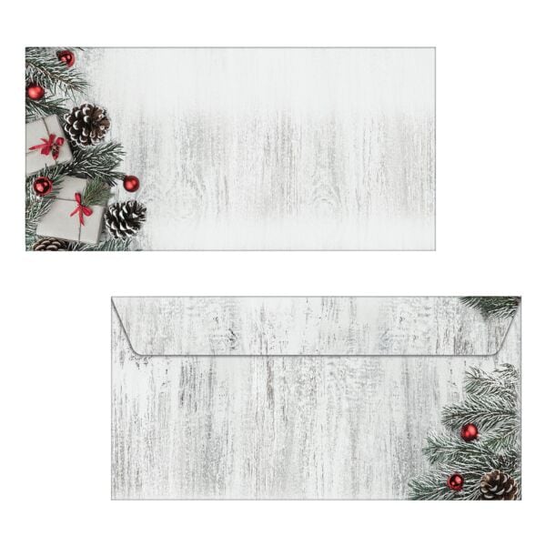 Enveloppen DL »Scandinavian Christmas« 50 stuks