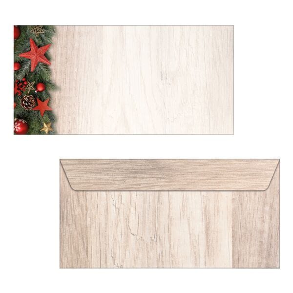Kerst-envelop »Chalet Style« 50 stuks