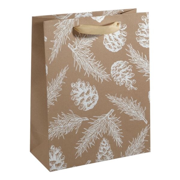 Pak met 5 kerstcadeauzakjes 26 x 33 cm