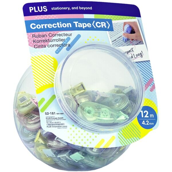 Pak met 50 stuks correctierollers »CR« 4. 2 mm / 12 m
