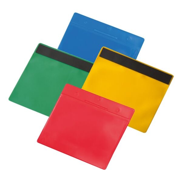 Set van 8 magnetische etiketteerhoezen A5 liggend