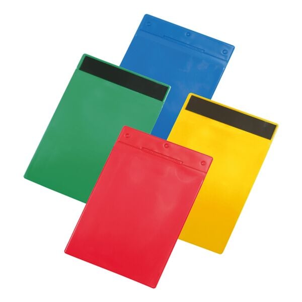 Set van 8 magnetische etiketteerhoezen A5 hoog