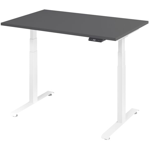 In hoogte verstelbaar bureau (elektrisch) »Base« 120 cm frame wit