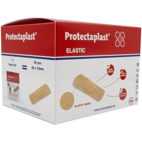 Elastische pleisters »Tear & Wear Elastic Easy-Pull« 25 x 72 mm 180 stuks