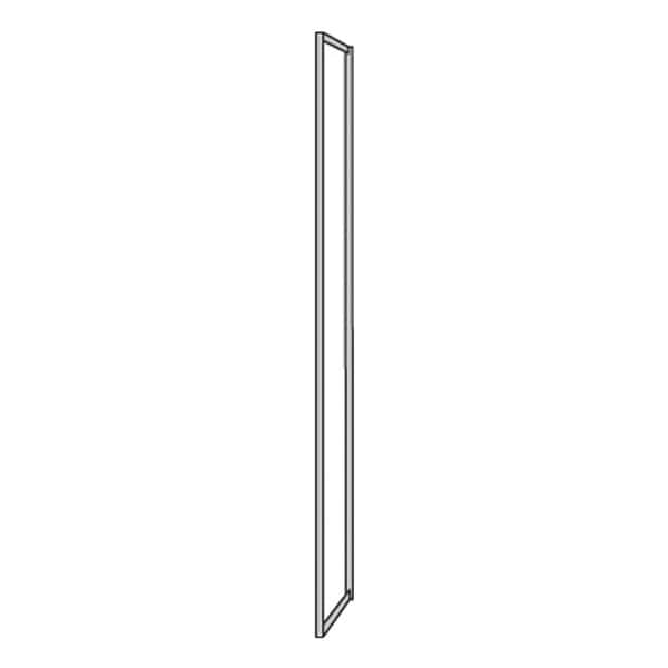 Afsluitlijst voor einde open kast »Office 6 OH« 30 cm diep