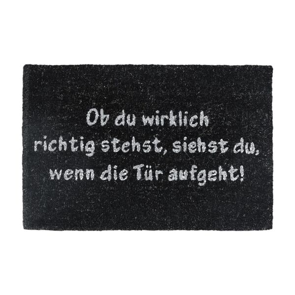 Kokos deurmat »SPRUCH« 60 x 40 cm