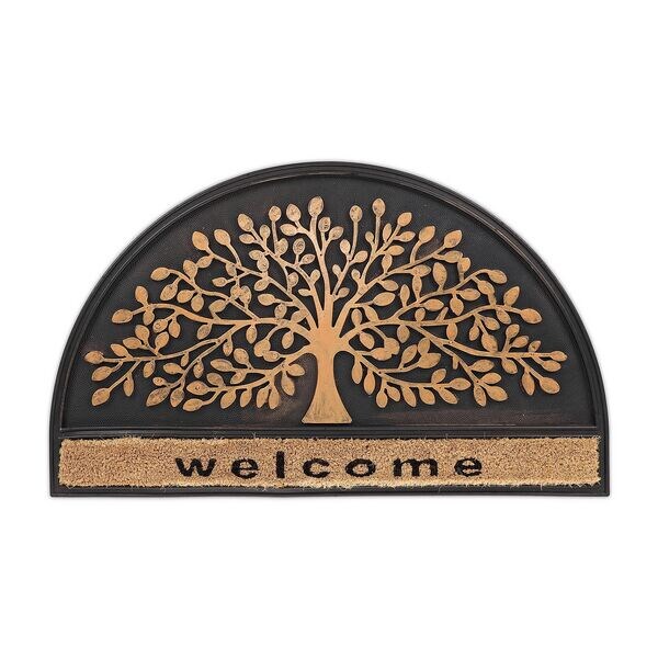 Halfronde deurmat »welcome«, 75 x 45 cm