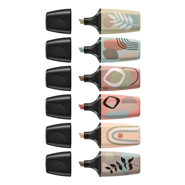 Set met 6 markeerstiften »BOSS MINI Naturevibes«