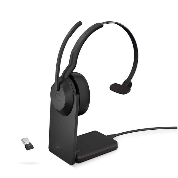 Mono-headset »Evolve2 55 UC« met oplaadstation