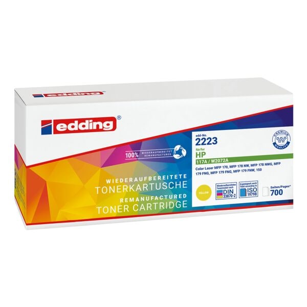 Toner vervangt HP »117A« W2072A geel