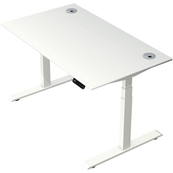 Zit-sta bureau »Move 2 Plus« 140 x 80 cm - frame wit