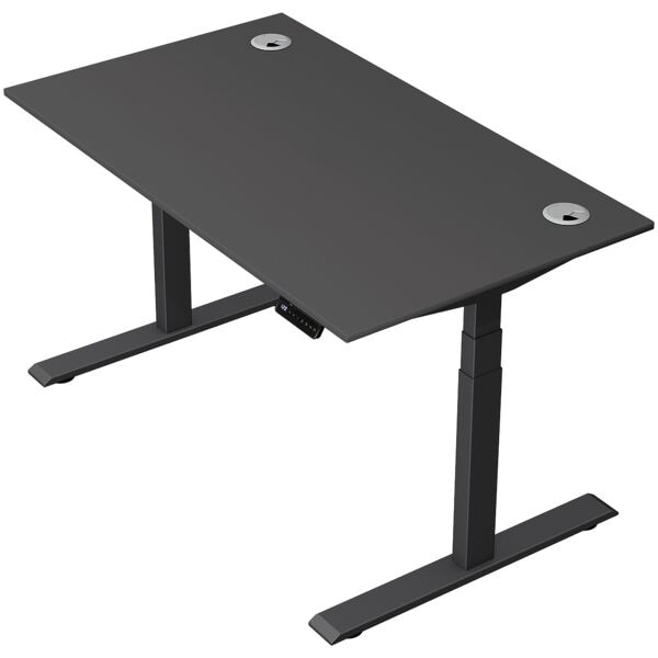 Zit-sta bureau »Move 2 Plus« 140 x 80 cm - antraciet frame