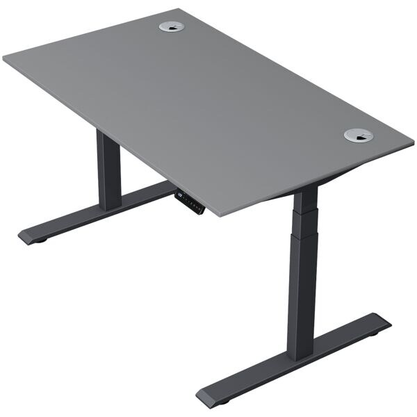 Zit-sta bureau »Move 2 Plus« 140 x 80 cm - antraciet frame