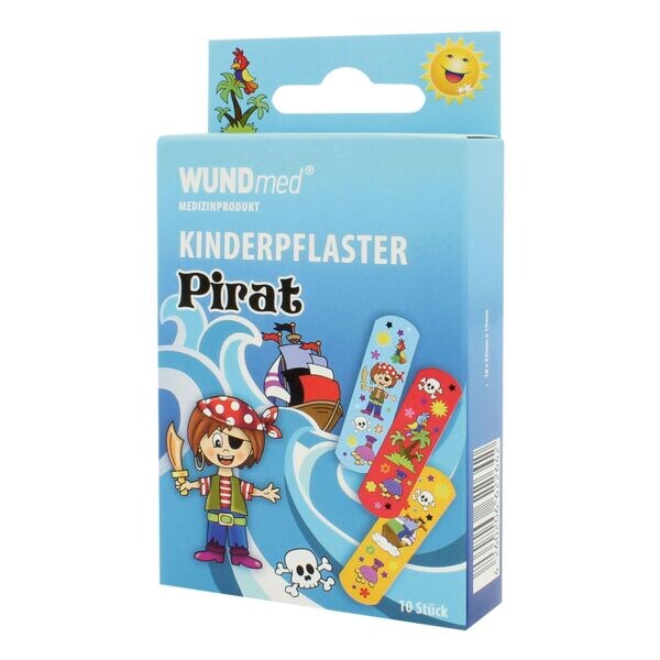 Pak met 10 kinderpleisters »Pirat«