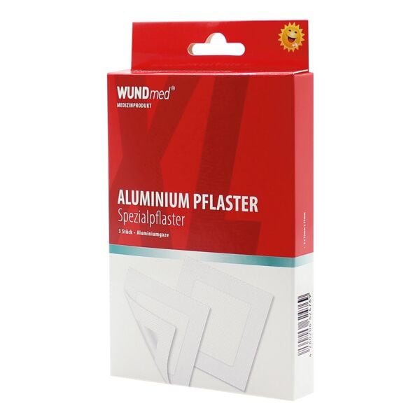 Pak met 3 aluminium pleisters XL