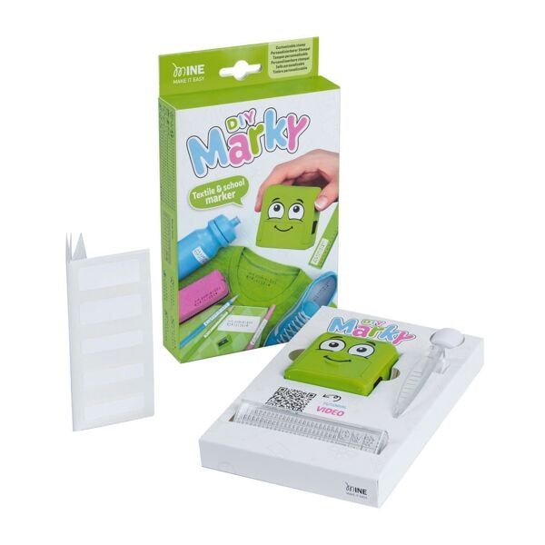 Textielstempelset »MARKY« groen