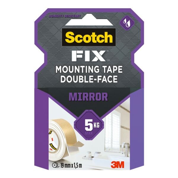 Scotch Spiegelmontagetape »Fix« 19 Mm/1, 5 M