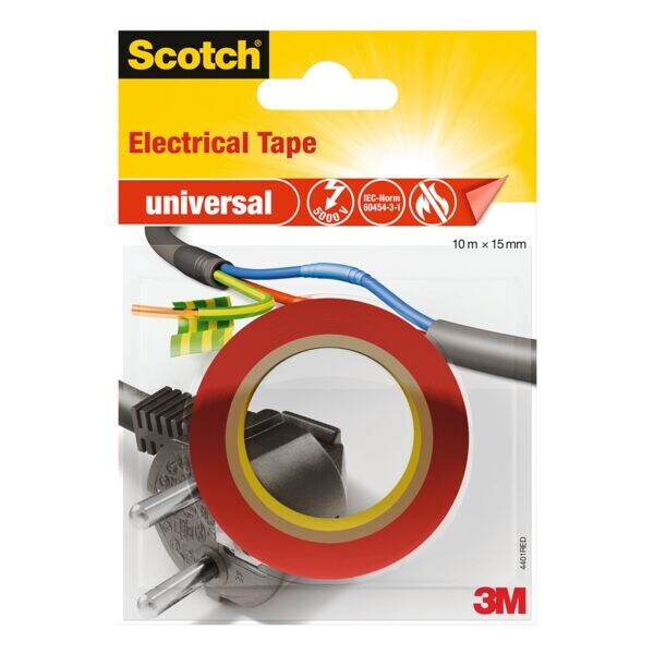 Isolatietape »Electrical tape«, 15 mm/10 m