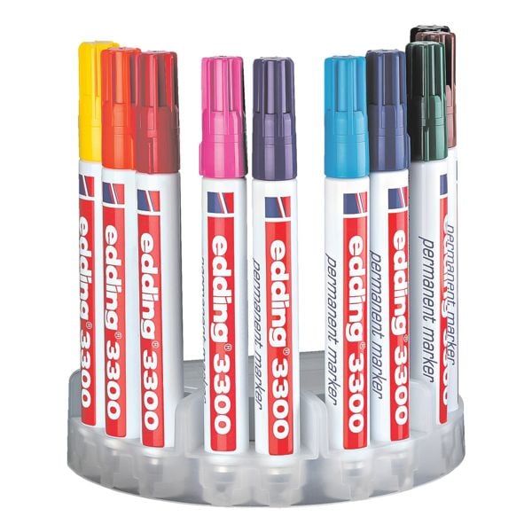 Pak van 10 permanente markers »3300«