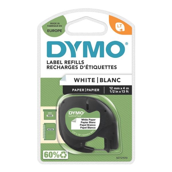 LetraTAG-labeltape »91220« 12 mm x 4 m