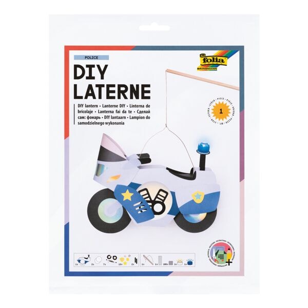 DIY lampion »Police«