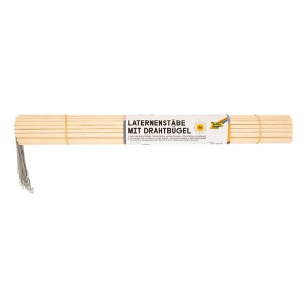 Pak met 50 stuks lantaarnstokken 60 cm