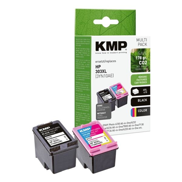 Inktcartridgeset vervangt HP »T6N04AE / T6N03AE« HP303XL, kleur: cyaan, magenta,