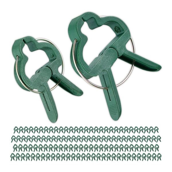 Set van 120 plantclips groot & klein