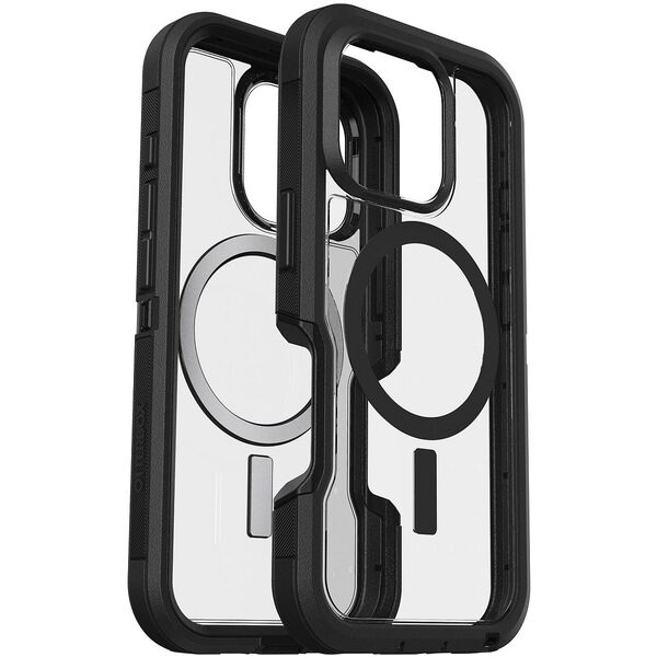 Smartphonehoesje »Defender XT Clear« iPhone 16 Pro Max zwart / transparant