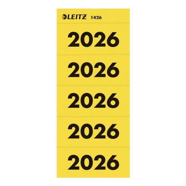 Zelfklevende inhoudsstickers 1425 »Jahreszahlen 2026«