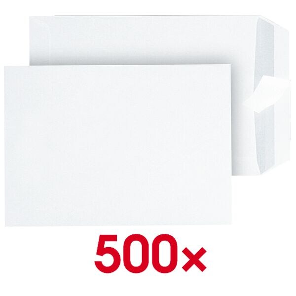 500 zak-enveloppen C5 zonder venster zelfklevend