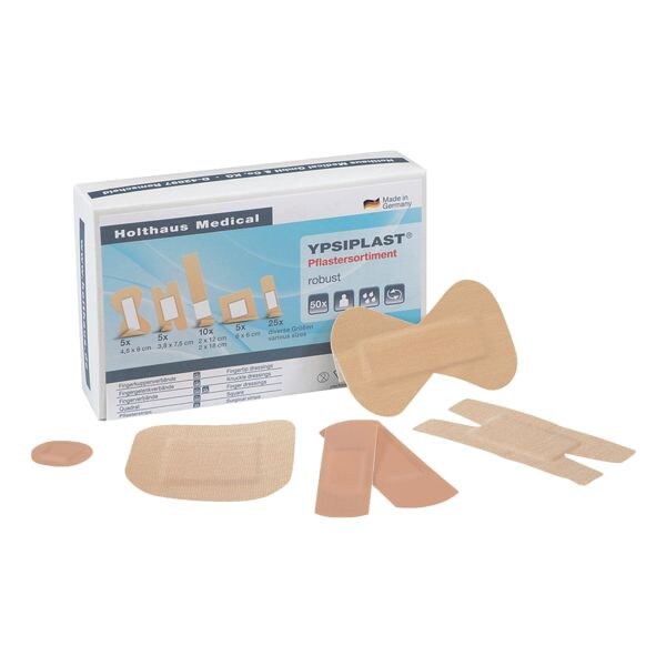 Pleister assorti 50-delig »YPSIPLAST&reg;« robuust