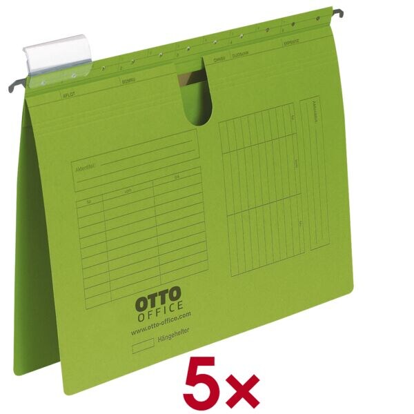 Hangmappen met hechtsysteem - 5 stuks