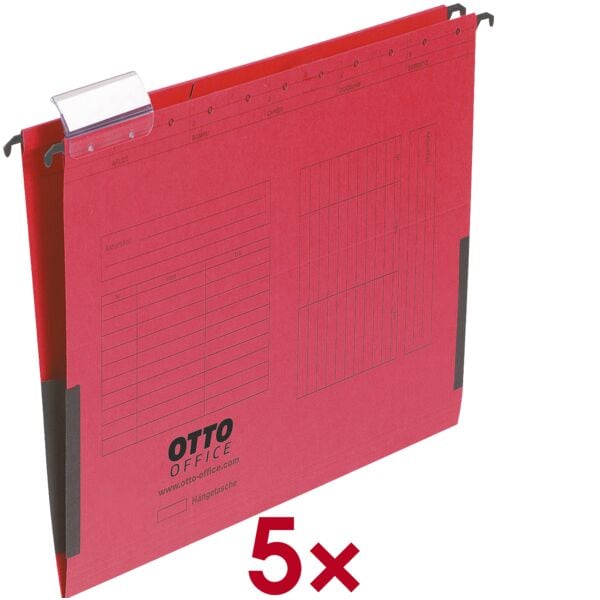 Hangmappen met dichte zijkant - 5 stuks