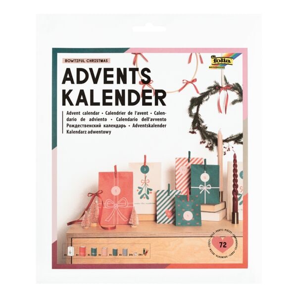 72-delige adventskalender »BOWTIFUL CHRISTMAS«