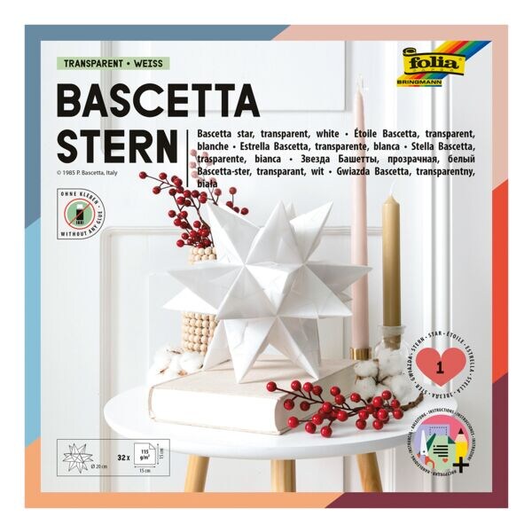 32-delige Bascetta-sterrenset 15 x 15 cm