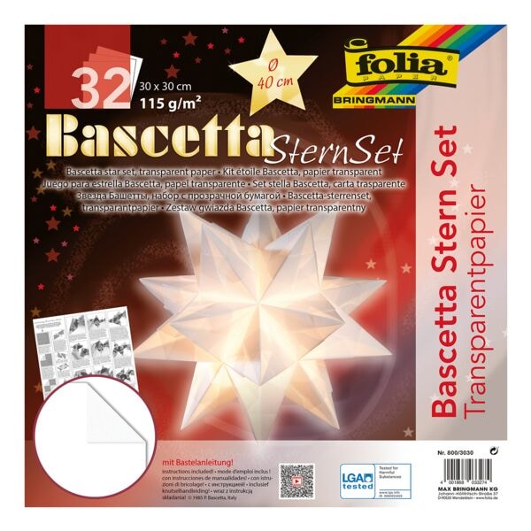 32-delige Bascetta-sterrenset 30 x 30 cm
