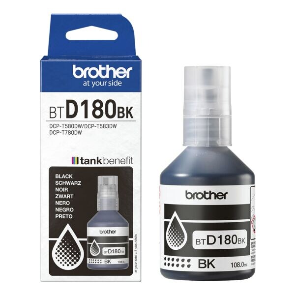 Inktfles »BTD180BK« zwart