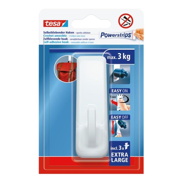 Powerstrips Haken XL rechthoek 3 kg