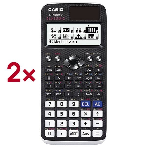 2x schoolrekenmachine »FX-991DE X«