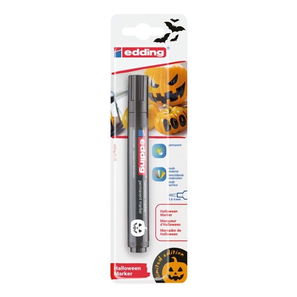 Permanente marker »3110 Halloween Marker« 1,5 - 3 mm, zwart