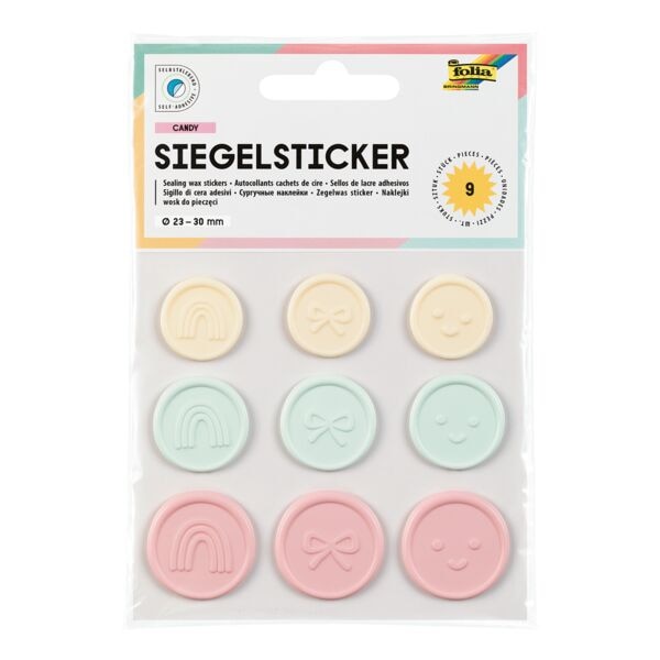 Zegelstickers »Candy« 9 stuks
