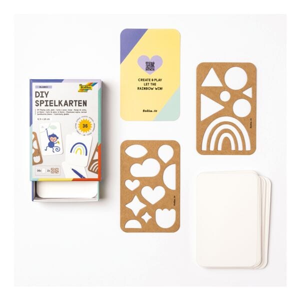 DIY speelkaarten »Blanko« 36 stuks